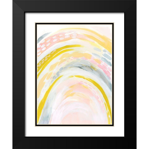 Swooping I Black Modern Wood Framed Art Print with Double Matting by Popp, Grace