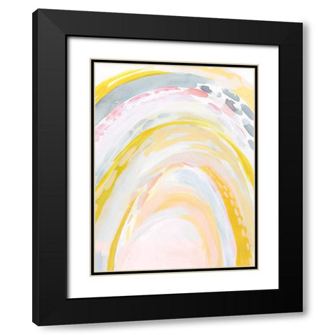 Swooping II Black Modern Wood Framed Art Print with Double Matting by Popp, Grace
