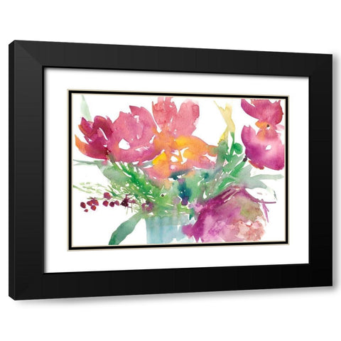 Velvet Black Modern Wood Framed Art Print with Double Matting by Dixon, Samuel