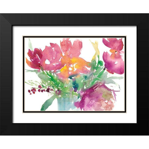 Velvet Black Modern Wood Framed Art Print with Double Matting by Dixon, Samuel