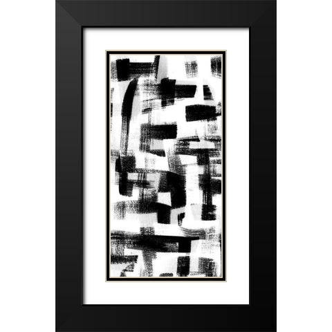 Jam Session I Black Modern Wood Framed Art Print with Double Matting by Chandler, Sharon