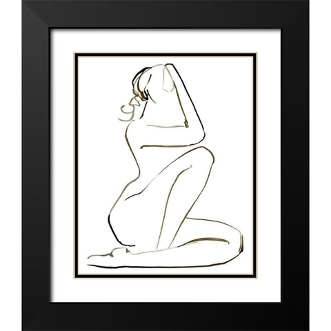 Warm Embrace II Black Modern Wood Framed Art Print with Double Matting by Parker, Jennifer Paxton