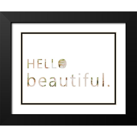 Positive Mantra IV Black Modern Wood Framed Art Print with Double Matting by Goldberger, Jennifer
