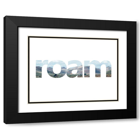 Positive Mantra V Black Modern Wood Framed Art Print with Double Matting by Goldberger, Jennifer