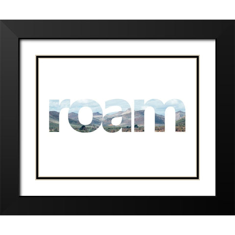 Positive Mantra V Black Modern Wood Framed Art Print with Double Matting by Goldberger, Jennifer