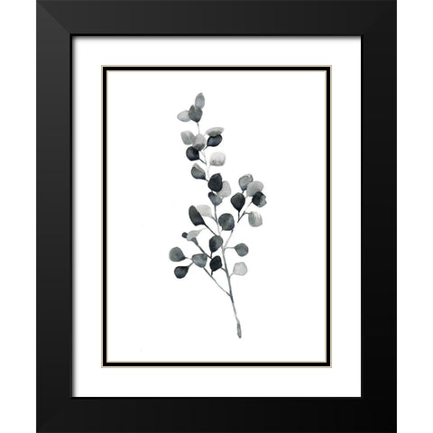 Brume Botanical III Black Modern Wood Framed Art Print with Double Matting by Scarvey, Emma