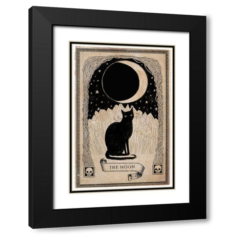 Fortune Tarot II Black Modern Wood Framed Art Print with Double Matting by Borges, Victoria