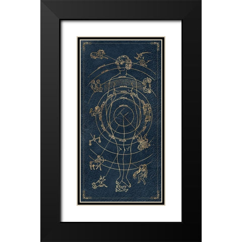 Mystic Night III Black Modern Wood Framed Art Print with Double Matting by Fagalde, Jarman