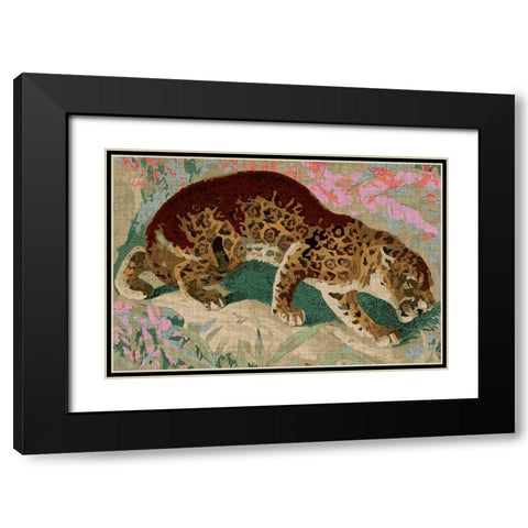 Concrete Jungle Cat I Black Modern Wood Framed Art Print with Double Matting by Fagalde, Jarman