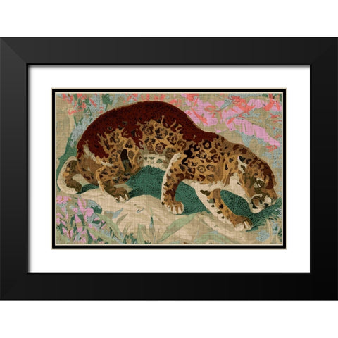 Concrete Jungle Cat I Black Modern Wood Framed Art Print with Double Matting by Fagalde, Jarman