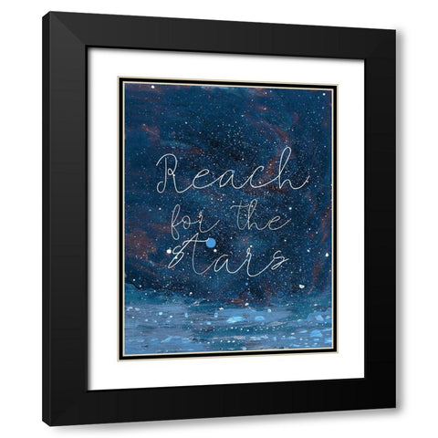 Night Magic I Black Modern Wood Framed Art Print with Double Matting by Ludwig, Alicia