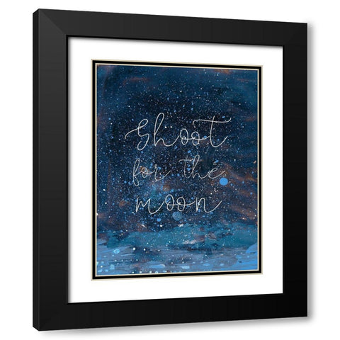 Night Magic II Black Modern Wood Framed Art Print with Double Matting by Ludwig, Alicia