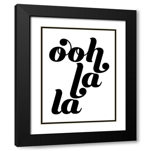 La Vie I Black Modern Wood Framed Art Print with Double Matting by Popp, Grace