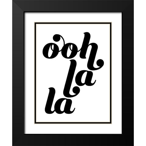 La Vie I Black Modern Wood Framed Art Print with Double Matting by Popp, Grace