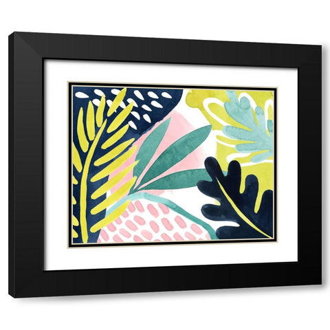 Tropical Salve III Black Modern Wood Framed Art Print with Double Matting by Popp, Grace