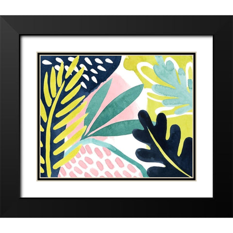 Tropical Salve III Black Modern Wood Framed Art Print with Double Matting by Popp, Grace