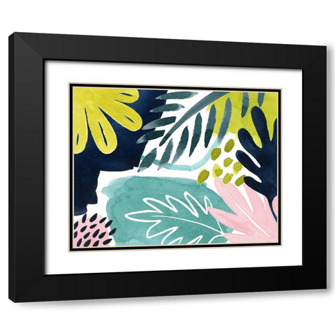 Tropical Salve IV Black Modern Wood Framed Art Print with Double Matting by Popp, Grace