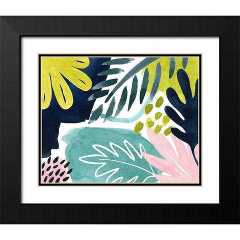 Tropical Salve IV Black Modern Wood Framed Art Print with Double Matting by Popp, Grace