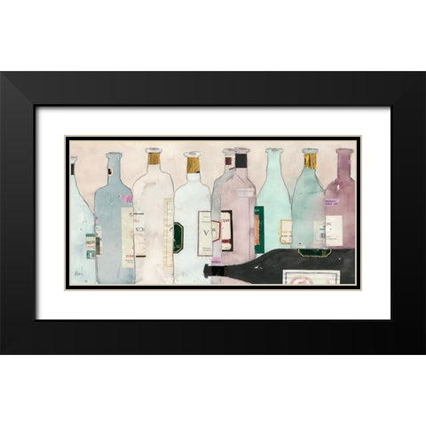 After the Tasting Black Modern Wood Framed Art Print with Double Matting by Dixon, Samuel