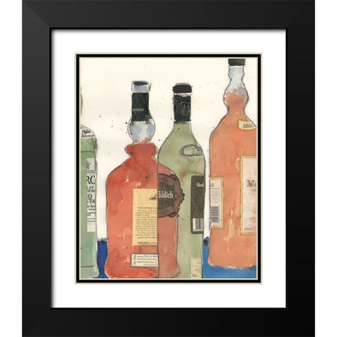Malt Scotch I Black Modern Wood Framed Art Print with Double Matting by Dixon, Samuel