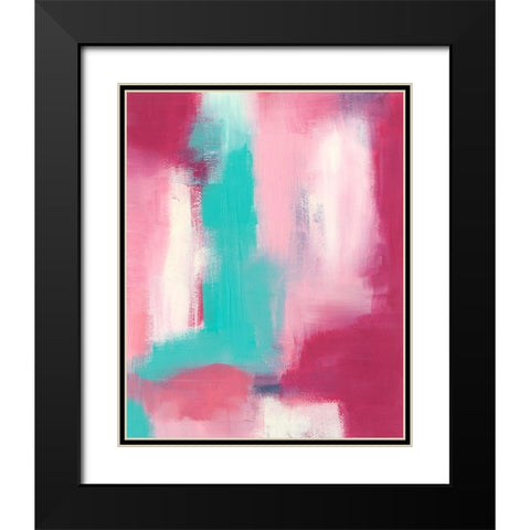 Mesosphere II Black Modern Wood Framed Art Print with Double Matting by Moore, Regina