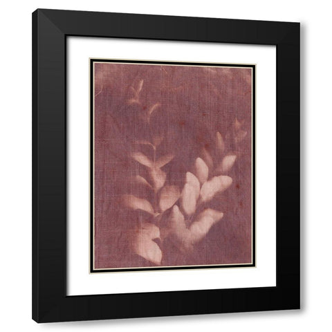 Botanical Sun II Black Modern Wood Framed Art Print with Double Matting by Sizemore, Natalie