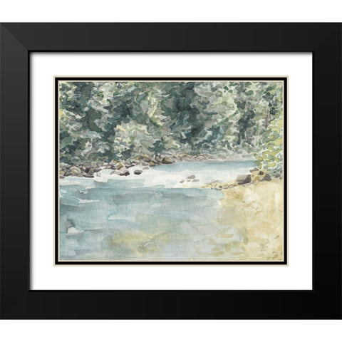Virginia Woods II Black Modern Wood Framed Art Print with Double Matting by Chabot, Natasha