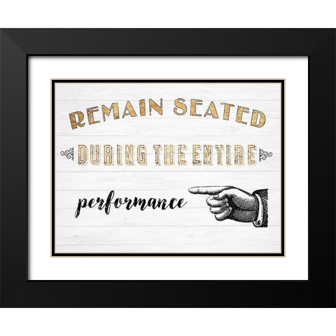 Mild Manners II Black Modern Wood Framed Art Print with Double Matting by Fagalde, Jarman