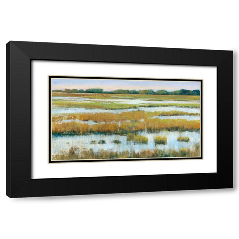 Serene Marshland I Black Modern Wood Framed Art Print with Double Matting by OToole, Tim