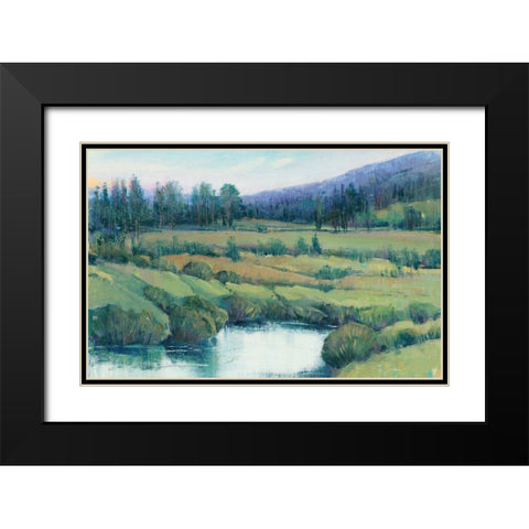 Mountain Retreat I Black Modern Wood Framed Art Print with Double Matting by OToole, Tim