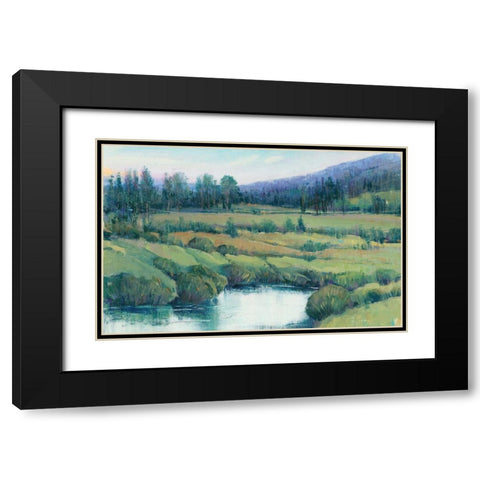 Mountain Retreat I Black Modern Wood Framed Art Print with Double Matting by OToole, Tim