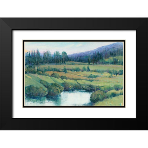 Mountain Retreat I Black Modern Wood Framed Art Print with Double Matting by OToole, Tim