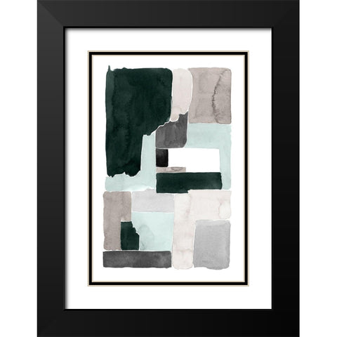 Mended II Black Modern Wood Framed Art Print with Double Matting by Popp, Grace