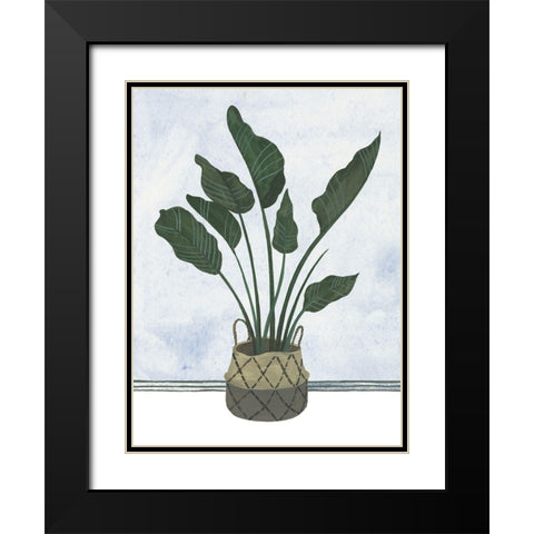 Mes Plants III Black Modern Wood Framed Art Print with Double Matting by Wang, Melissa