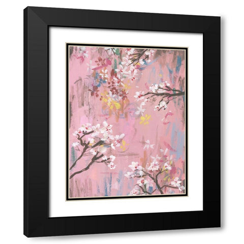 Emerging I Black Modern Wood Framed Art Print with Double Matting by Wang, Melissa