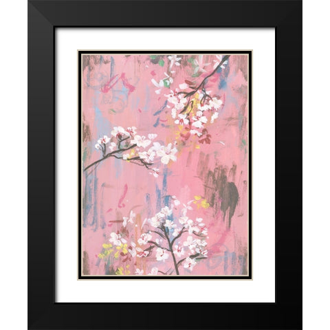 Emerging II Black Modern Wood Framed Art Print with Double Matting by Wang, Melissa