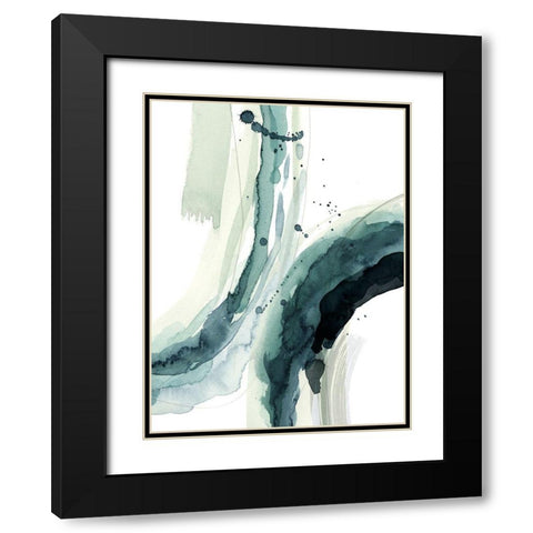 Depth II Black Modern Wood Framed Art Print with Double Matting by Popp, Grace