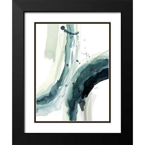 Depth II Black Modern Wood Framed Art Print with Double Matting by Popp, Grace