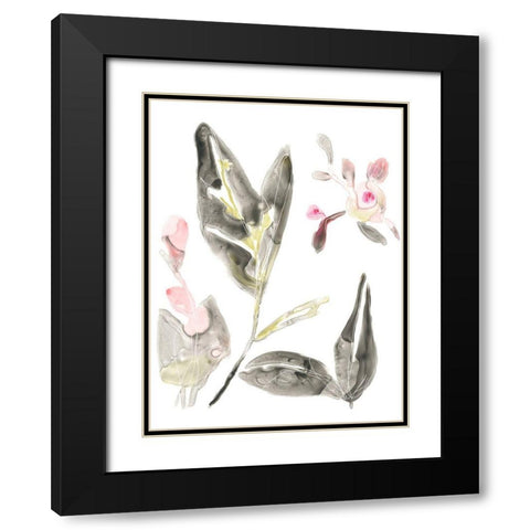 Shadow Garden I Black Modern Wood Framed Art Print with Double Matting by Vess, June Erica