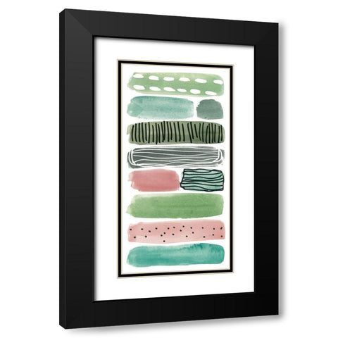 Phases of Joy II Black Modern Wood Framed Art Print with Double Matting by Wang, Melissa