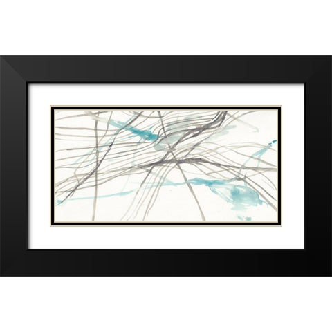 Tendrils I Black Modern Wood Framed Art Print with Double Matting by Goldberger, Jennifer