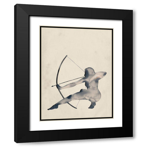 Archeress III Black Modern Wood Framed Art Print with Double Matting by Popp, Grace