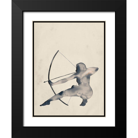 Archeress III Black Modern Wood Framed Art Print with Double Matting by Popp, Grace