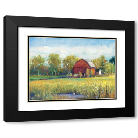 Rural America I Black Modern Wood Framed Art Print with Double Matting by OToole, Tim