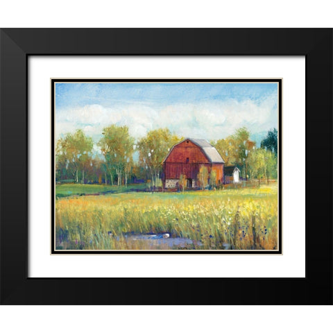 Rural America I Black Modern Wood Framed Art Print with Double Matting by OToole, Tim