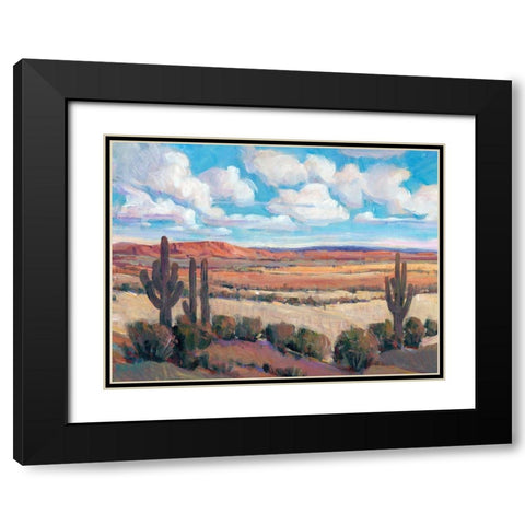 Desert Heat I Black Modern Wood Framed Art Print with Double Matting by OToole, Tim