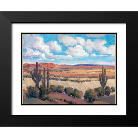 Desert Heat I Black Modern Wood Framed Art Print with Double Matting by OToole, Tim