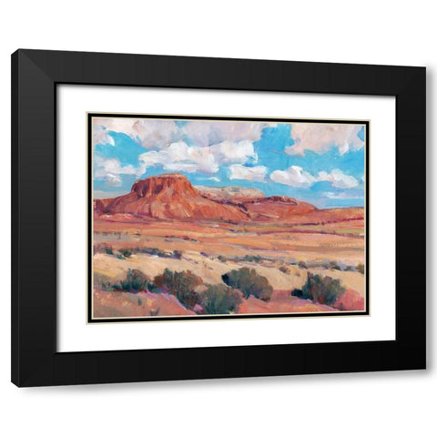 Desert Heat II Black Modern Wood Framed Art Print with Double Matting by OToole, Tim