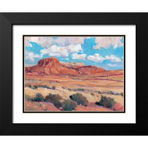 Desert Heat II Black Modern Wood Framed Art Print with Double Matting by OToole, Tim