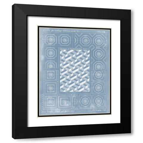 Elements for Design I Black Modern Wood Framed Art Print with Double Matting by Langley